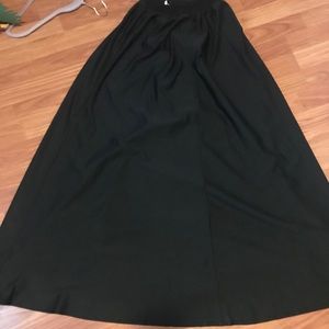 Floor length concert skirt